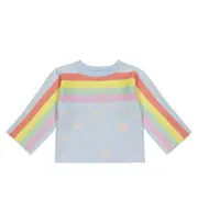[Stella McCartney Kids] Stella McCartney Kids Printed cotton and wool sweatshirt Y 4 multicoloured