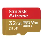SanDisk Extreme 32GB microSDXC™ UHS-I Memory CARD [SDSQxAF-032G-GN6AA]