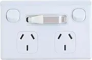 Powerpoint with in-Built Retractable Charging Cable, USB powerpoint, Double powerpoint with USB C Cable, 20W Fast Charger, powerpoint Charging Station, EVO-Charge Model-1