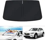 Custom Fit Windshield Sun Shade for Mazda CX-30 2019-2024 CX30 Accessories Sunshade Foldable Sun Visor Protector Blocks UV Rays Keep Your Car Cooler