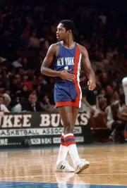 Nate Archibald New York Nets looks on v the Milwaukee Bucks at an - Old Photo