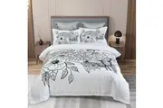 Viene Floral Quilt/Doona/Duvet Cover Set