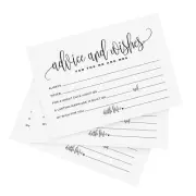 Bliss Collections Mad Libs Advice and Wishes Cards for the New Mr and Mrs, Br...