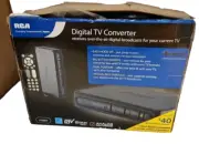 RCA Digital TV Converter DTA809 New In Box Converts Analog TV