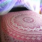 Queen Size Mandala Tapestry Hippie Baho Cotton Bedspread Bohemian Blanket Throw