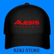 Alesis Drums Red Black Hat Baseball Cap Size S/M & L/XL
