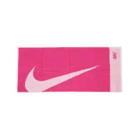 在飛比找Yahoo奇摩購物中心優惠-Nike 毛巾 Jacquard Towel 粉紅 純棉 吸