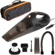 Car Vacuum 12V High Powered Handheld Vacuum 6ft AUX Power Cord Travel Case