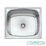 Oliveri Laundry 70L Tub With Rinse Bypass TI70S