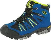 [Brütting] Unisex Kids' Ohio High Rise Hiking Boots, Blue (Blue/Schwarz/Lemon Blue/Schwarz/Lemon)