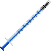1ml Syringe with Caps (30 pieces)