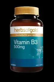 Herbs Of Gold Vitamin B3 500mg | 60 tablets