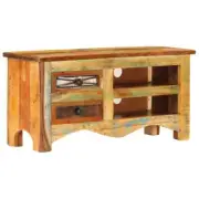 TV Stand Varied Solid Reclaimed Wood 31.5 x 11.8 x 15.7 in vidaXL
