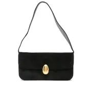 [Neous] Neous Clasp-fastening Suede Shoulder Bag ONE SIZE BLACK