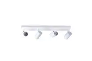 Aster Modern 4-Light Round Flush Ceiling Spot Light Lamp White