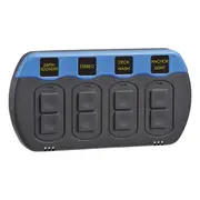 Narva Waterproof Switch Panel 4 Gang On/Off