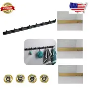 Modern 8-Hook Wall Rack – Durable Aluminum Coat Holder for Entryway and Bathroom