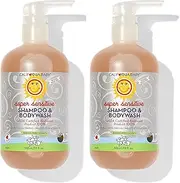 Super Sensitive Baby Shampoo and Body Wash | 100% Plant-Based | Gentle Fragrance Free Shampoo | Hypoallergenic | 19 Ounce (Pack of 2)