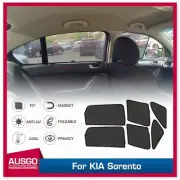 AUSGO Magnetic Window Sun Shade for KIA Sorento UM 2015-2020 Mesh Cover 6PCS (for: Kia)