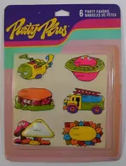 VTG 80's LOT 6 x NOTEBOOK MOVING EYES STICKERS LABELS SET NEW UNUSED B