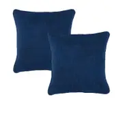 Bianca Turin Indigo European Pillowcases