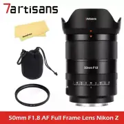 7Artisans 50mm F1.8 AF Full Frame Auto Focus Lens for Nikon Z mount Z5 Z6II Z7II