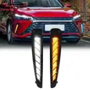 For Chevrolet Monza 2023 Front Bumper Fog Lamp LED Daytime Running Light Pair