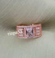 Gift For Women's Open Adjustable Toe Ring Cubic Zirconia 925 Sterling Silver