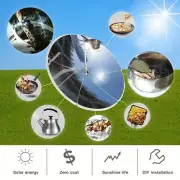 Outdoor Solar Cooker Caming BBQ Grill Picnic Solar Stove Energy-saving Cooker