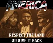 Native Indains Respect The Land Or Give Back Mousepad Computer Mouse Pad 7 x 9