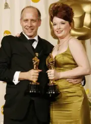 Eric Simonson Corinne Marrinan at The 78th Academy Awards - Press - Old Photo