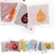 HAWILLOSCH 10pcs Tie-dye Pigments DIY Tie Dye Kit for Boys and Girls Adults Natural Fabric Dye Red Dyeing Powder for Clothing