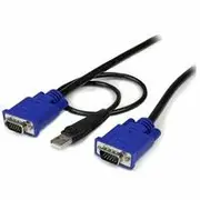 StarTech 1.8m 2-in-1 Ultra Thin USB KVM Cable - SVECONUS6