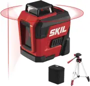 65ft. Self-Leveling 360° Red Laser Level with Tripod & USB Charging - Compact
