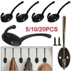 Vintage Coat Hooks Wall Mounted Hook Iron Towel Hanger Hat Clothes Hanging Decor