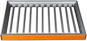 Invisible Drying Rack, Aluminum Alloy Washing Machine Trouser Rack, Built-in Wardrobe Pull-Out Basket, Wardrobe Space Saving Organizer(Orange,914-964mm)
