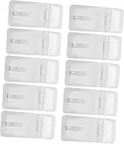 SEWACC 20 Sets Acrylic Transparent Lock Buckle Luggage Latch Hasp DIY Crafting Storage for Pet Cages Present Boxes and Woodworking Projects