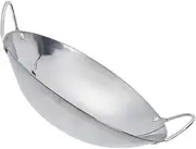 TOYANDONA Overflow Stainless Steel Pot Portable Multi Functional Wok for Hot Pot for Camping Travel and Kitchens