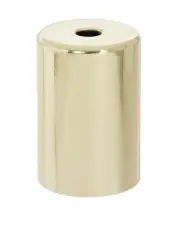 B&P Lamp Heavy Turned Brass, Keyless Premium Lamp Sockets with Shade Rings