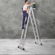 Traderight Multi Purpose Ladder Aluminium Folding Platform Extension Step 4.7M