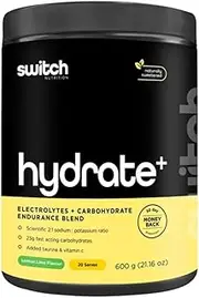 Switch Nutrition Hydrate+ Lemon Lime 600gm
