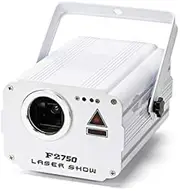 3D laser light RGB colorful DMX 512 Scanner Projector Party Xmas DJ Disco Show Lights club music equipment Beam Moving Ray Stage,White,AU Plug
