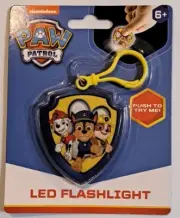 NEW Nickelodeon Paw Patrol Portable Clipable LED Flashlight Ages 6+