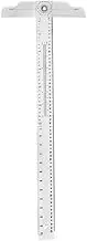 60cm T Square Ruler with Scale, Multi Function Rotating Angle Ruler, T Ruler, T Square