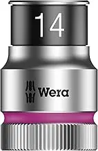Wera 8790 HMC HF 1/2-Inch Drive Zyklop Socket with Holding Function, 14 mm x 37 mm Size