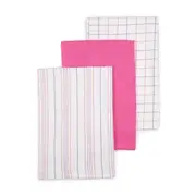 3 Pack Check Stitch Tea Towels