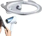 Hair Dryer Holder | Wall-Mounted Blow Dryer Storage | No-Drilling Hair Dryer Shelf, Heavy-Duty Hair Tool Organizer for Wire Straightener, Shavers