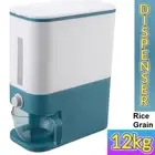 11kg Rice Dry Grain Cereal Dispenser Box Food Storage Container w/ Meausring Cup