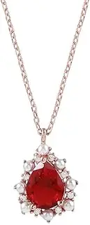 [Generic] Necklace Wedding Atmosphere Jewelry Pendant Ruby Jewelry