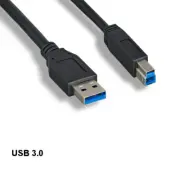 Kentek 15' Spuer Speed USB 3.0 A to B Cable 5Gbps for Printer Scanner HDD Data